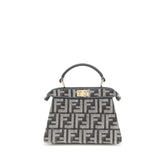 Fendi Blue Fabric Shoulder Bag