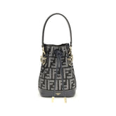 Fendi Blue Fabric Shoulder Bag