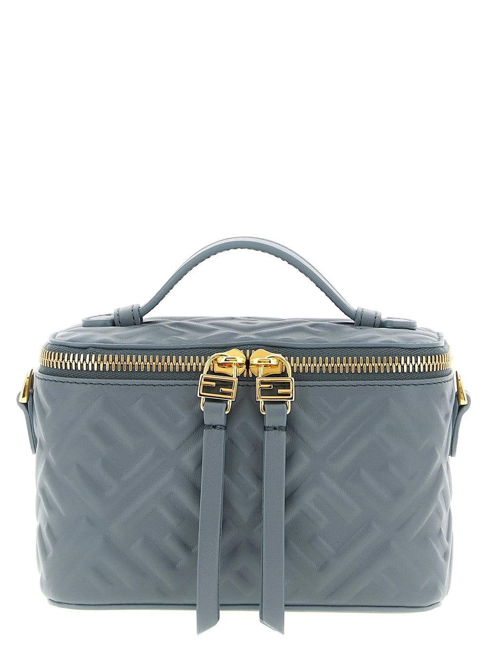 Fendi Blue Lamb Leather Handbag