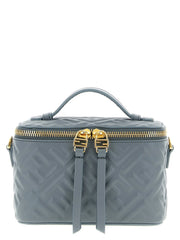 Fendi Blue Lamb Leather Handbag