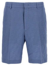 Fendi Blue Linen Bermuda Shorts - IT50 | L