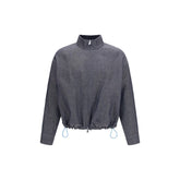 Fendi Blue Linen Denim Jacket