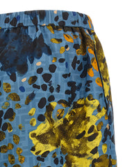 Fendi Blue Polyester Bermuda Shorts - M