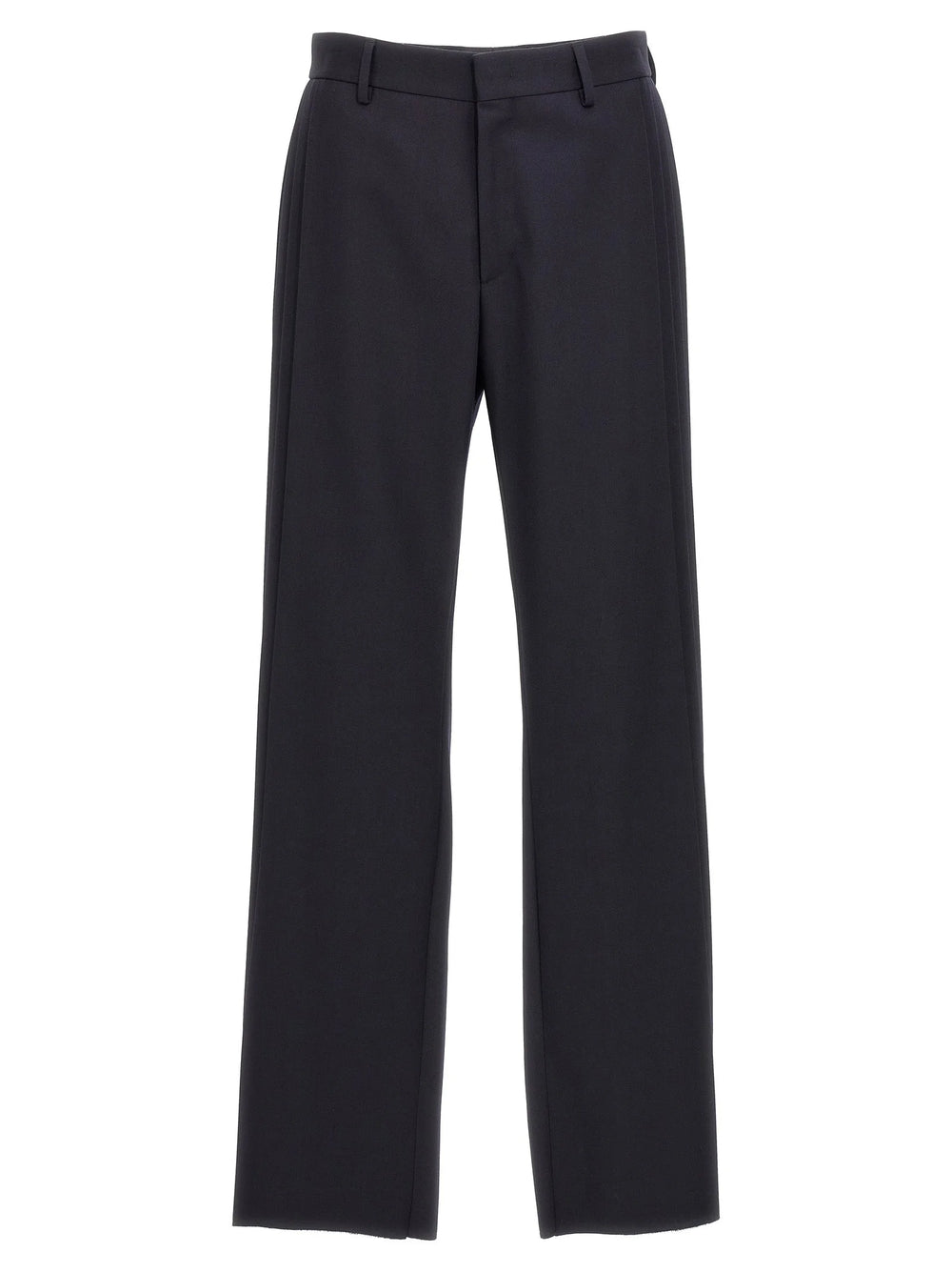 Fendi Blue Polyester Casual Pants
