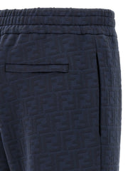 Fendi Blue Polyester Joggers (Workout Pants)