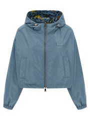 Fendi Blue Polyester Shell Jacket