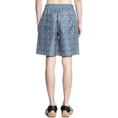 Fendi Blue Silk Shorts - 48 | M