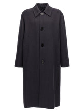 Fendi Blue Virgin Wool Coat