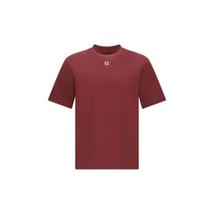 Fendi Bordeaux Cotton T-Shirt
