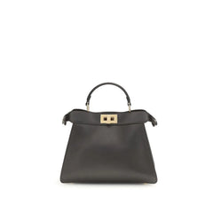 Fendi Brown Calf Leather Bos Taurus Shoulder Bag