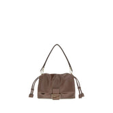 Fendi Brown Calf Leather Bos Taurus Shoulder Bag