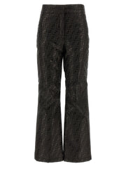Fendi Brown Cotton Athletic Pants - IT42