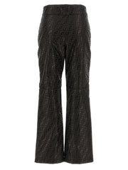 Fendi Brown Cotton Athletic Pants - IT42