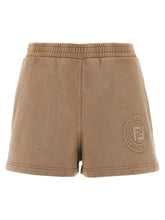 Fendi Brown Cotton Bermuda Shorts - XS