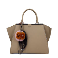 Fendi Brown Fur Keychains - Keychains