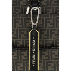 Fendi Brown Polyester Backpack