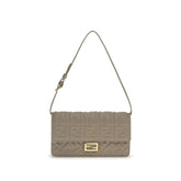 Fendi Gray Calf Leather Bos Taurus Wallet