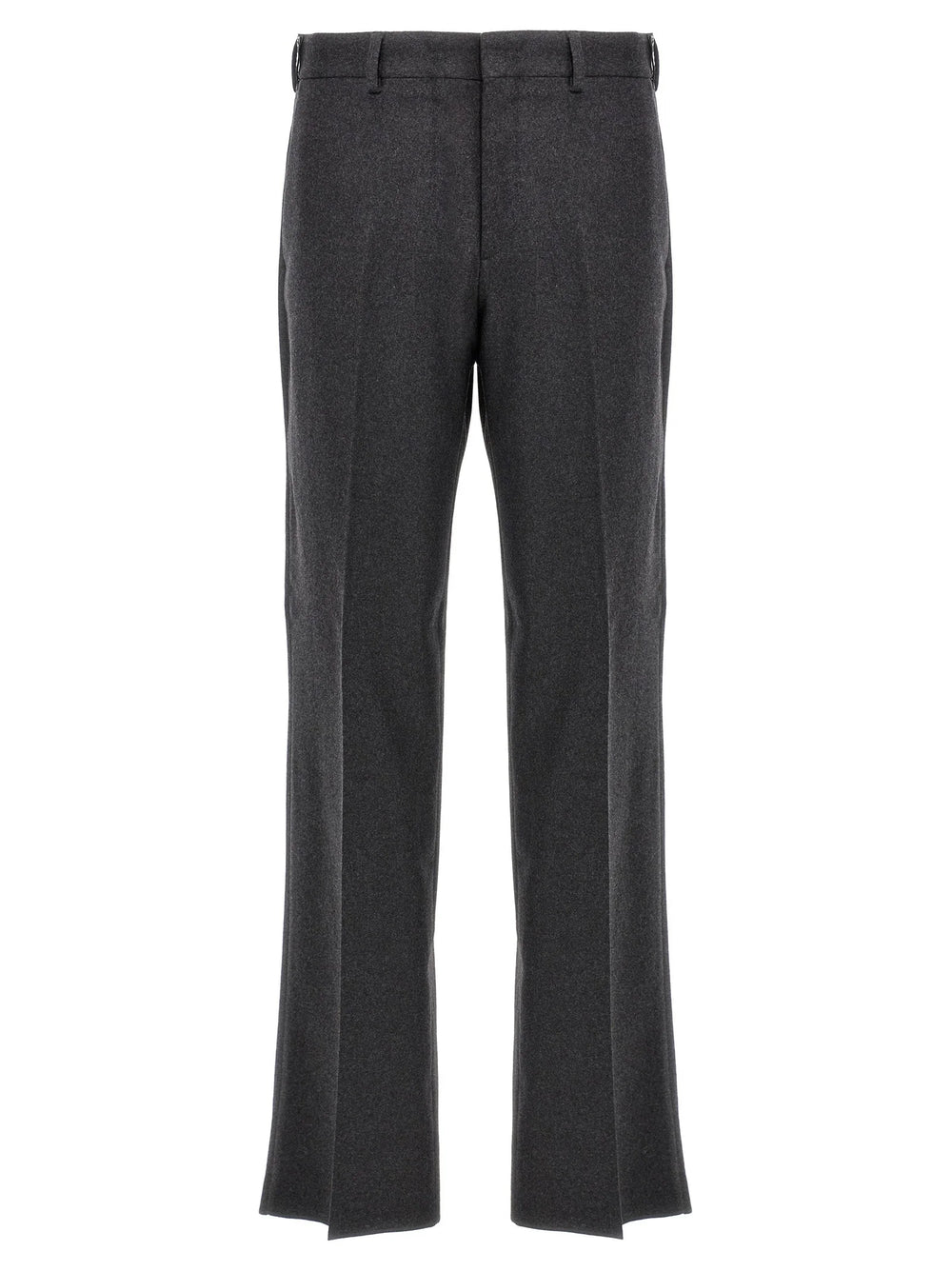 Fendi Gray Cashmere Casual Pants