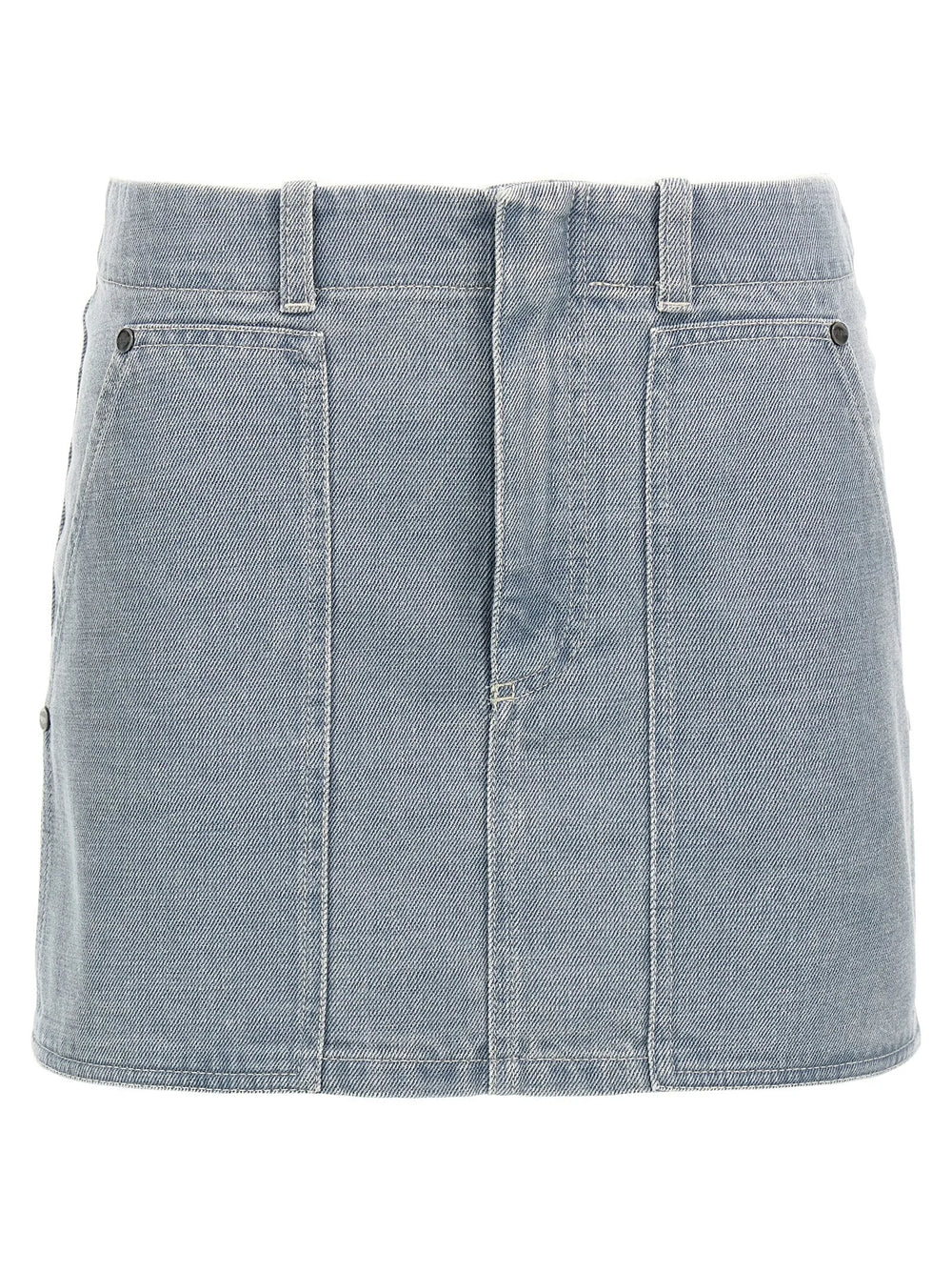 Fendi Gray Cotton Long Skirt - IT40