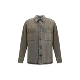 Fendi Gray Denim Shirt