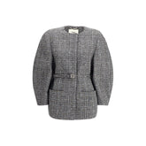 Fendi Gray Fleece Wool Clothing - IT40 | M - Pea Coats