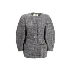 Fendi Gray Fleece Wool Clothing - IT40 | M - Pea Coats