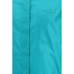 Fendi Light Blue Silk Dress Shirt - IT38 | S