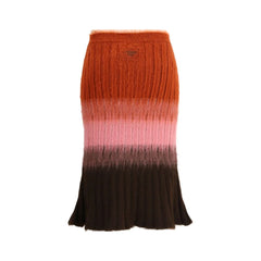 Fendi Mohair and Wool Midi Skirt - IT40 | M - Skirts