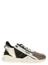 Fendi Multicolor Calf Leather Bos Taurus Athletic Sneakers - EU36/US6