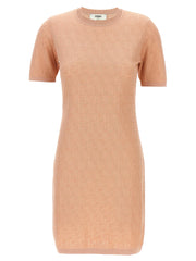 Fendi Multicolor Cotton Short Dress