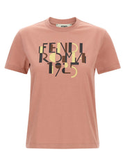 Fendi Multicolor Cotton T-Shirt