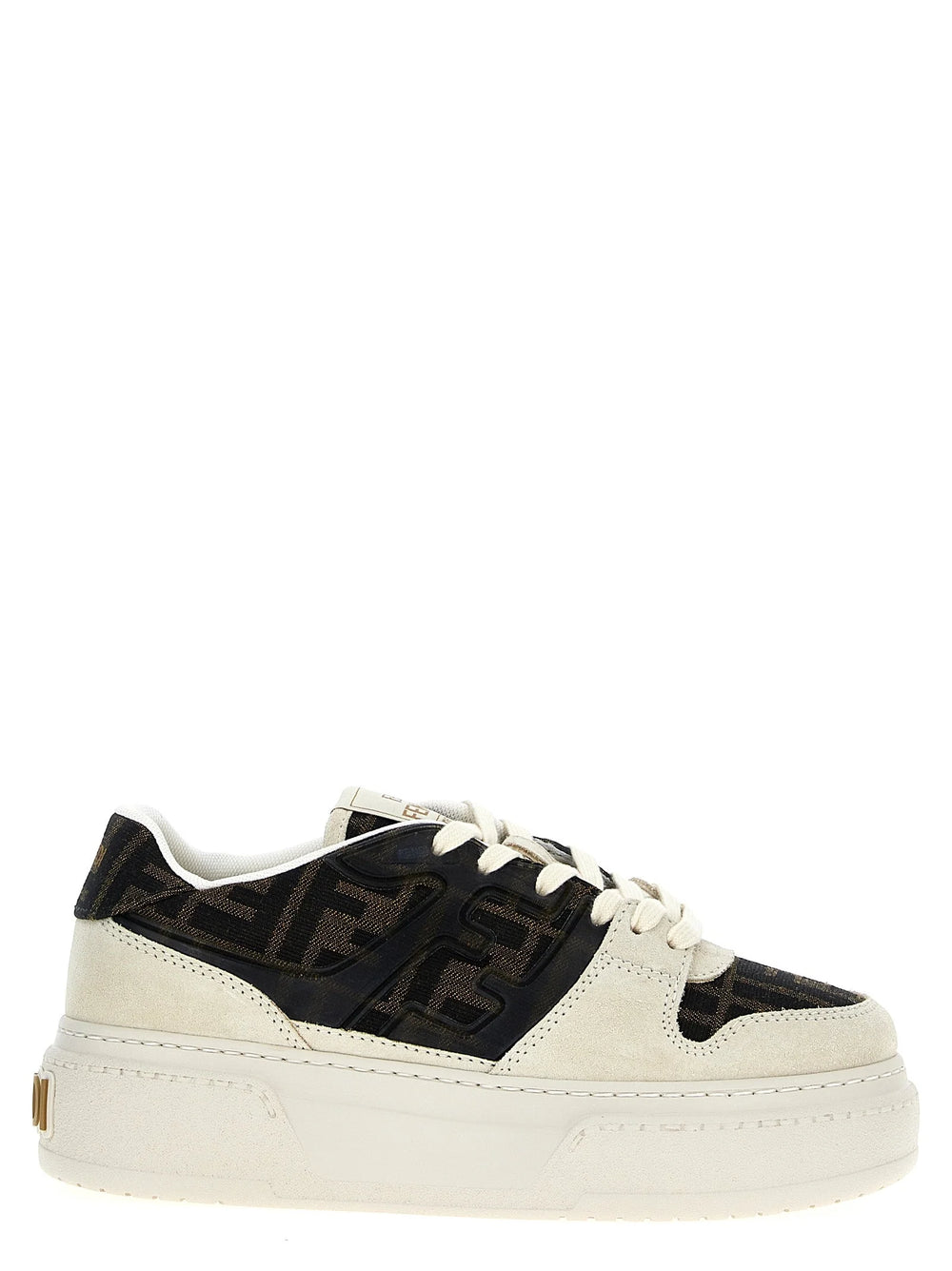 Fendi Multicolor Polyamide Chunky Sneakers - EU38/US8