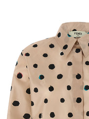 Fendi Multicolor Silk Blouse - IT40