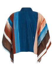 Fendi Multicolor Silk Blouse - IT42