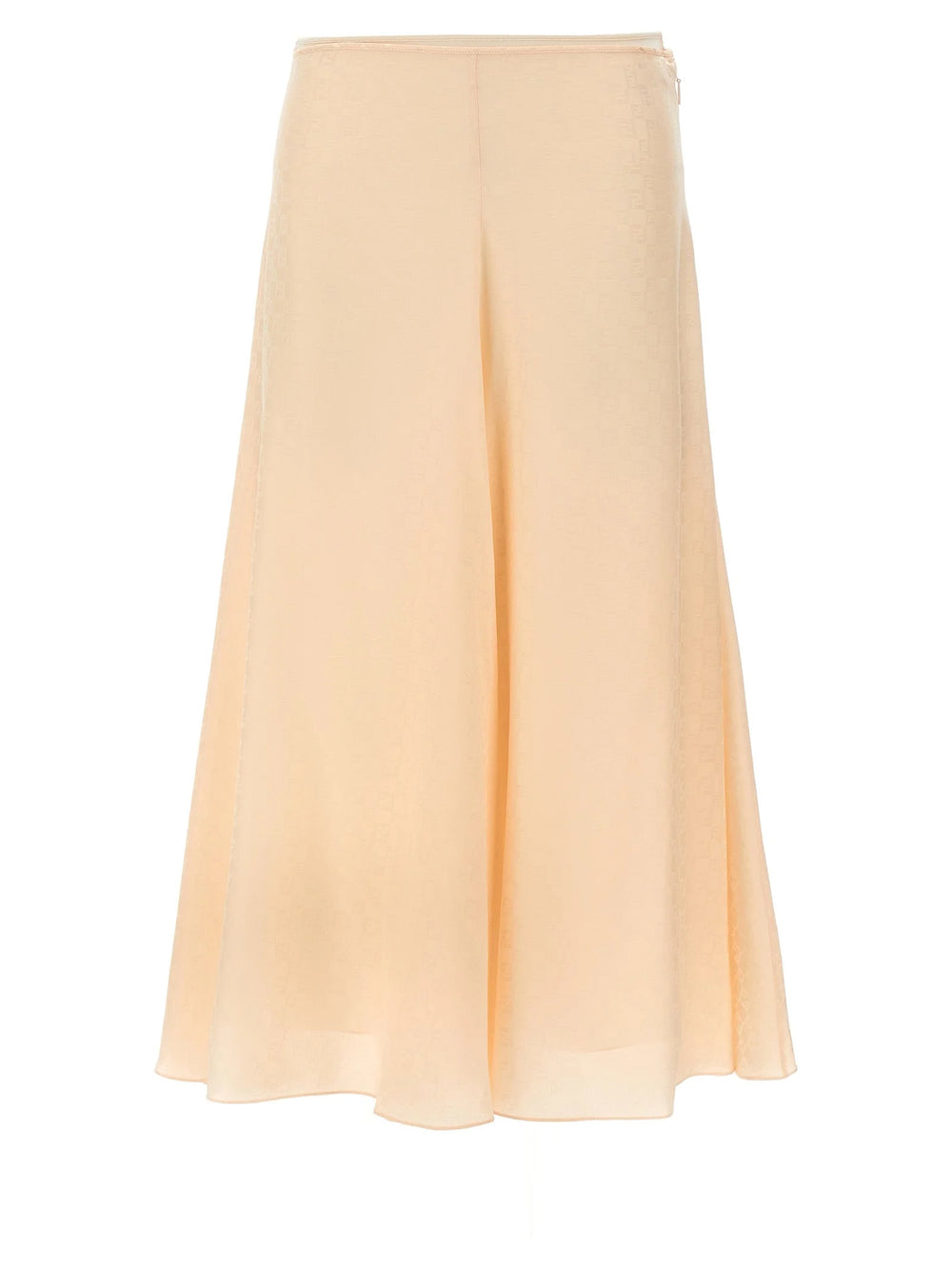 Fendi Multicolor Silk Midi Skirt - IT42