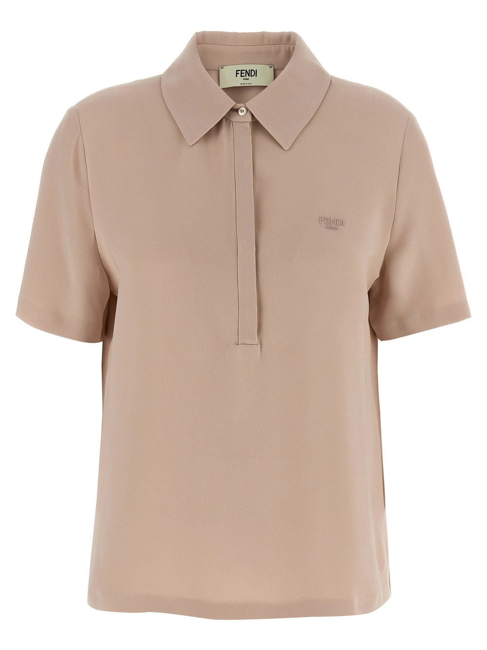 Fendi Multicolor Silk Polo Shirt - IT38
