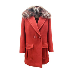 Fendi Multicolor Virgin Wool Coat