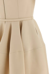 Fendi Multicolor Wool Short Dress