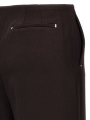 Fendi Purple Virgin Wool Dress Pants