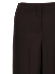 Fendi Purple Virgin Wool Dress Pants