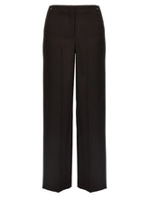 Fendi Purple Virgin Wool Dress Pants