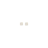 Fendi White Brass Earrings - One Size