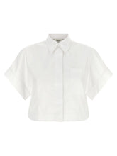 Fendi White Cotton Blouse