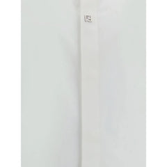 Fendi White Cotton Dress Shirt
