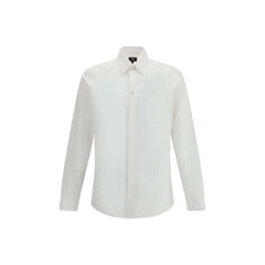 Fendi White Cotton Dress Shirt