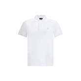 Fendi White Cotton Polo Shirt