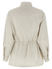 Fendi White Cotton Shell Jacket - IT42