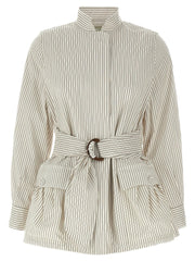 Fendi White Cotton Shell Jacket - IT42