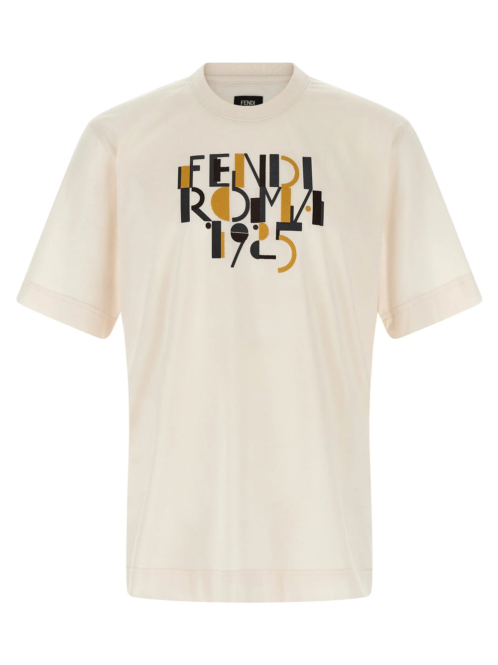 Fendi White Cotton T-Shirt