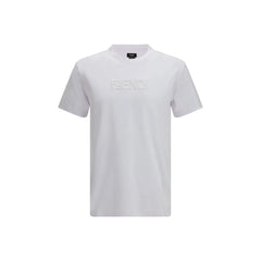 Fendi White Cotton T-Shirt - S